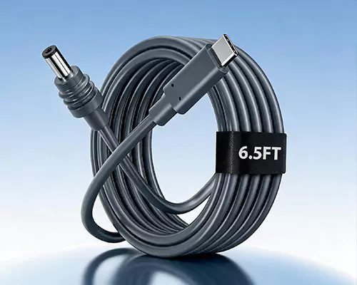 Cáp sạc Type-C sang DC hỗ trợ nhiều thiết bị