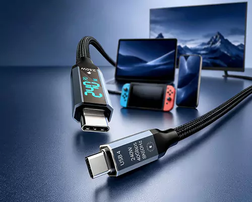 Cáp sạc nhanh 240W, xử lý mọi dữ liệu sạc trong một lần