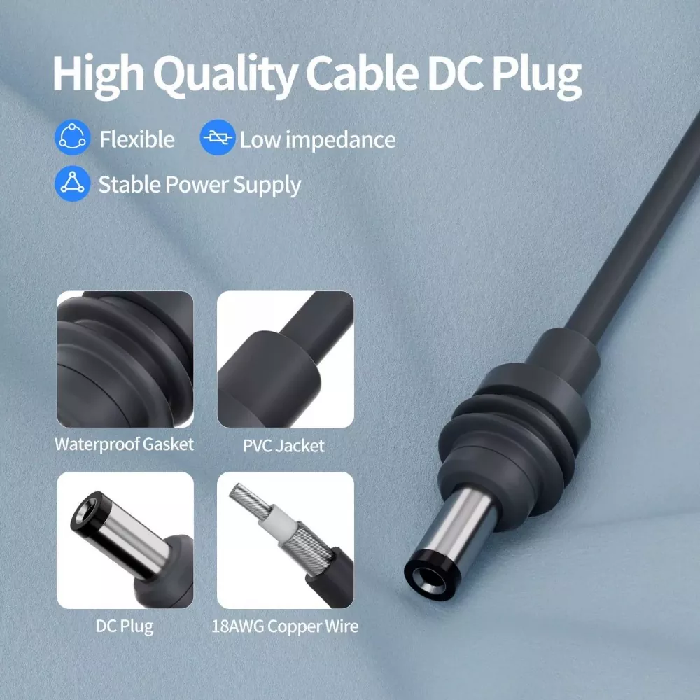 Starlink DC to Nickel Plated Car Charger Cable